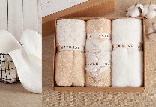 【自营】毛巾礼盒（35*75的两条+35*35的两条） 商品图1