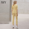 IWY/气质双排扣短袖西装套装女新款夏季薄款高端美容院上班工作服 CP12202 商品缩略图3