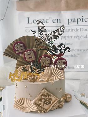 祝寿糖牌蛋糕