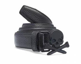 正品G4现货黑色骷髅扣GFORE KILLER T'S男子时尚高尔夫腰带皮带