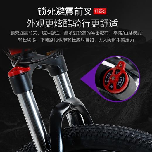 菲斯顿铝合金一体轮折叠减震双碟刹山地车男女学生便携单车 商品图2