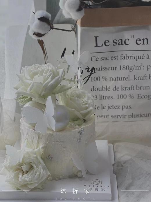 蝴蝶白玫瑰 商品图1