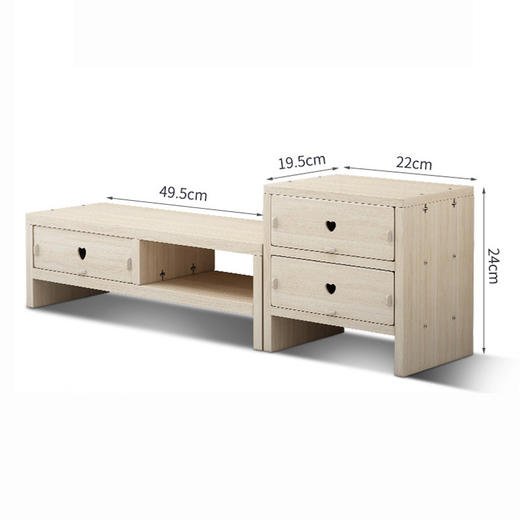 <有书独家>【加厚升级增高架】宅家台式电脑显示器增高架 办公室桌面收纳置物架 商品图5