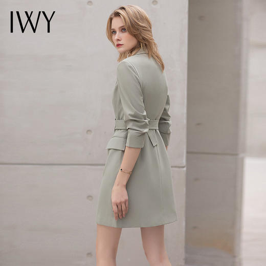 IWY/高级感西装连衣裙2022夏季薄款时尚气质工作服名媛职业装女套装裙 Q12208 商品图3