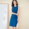 剩S/M 米思阳夏季新款知性优雅醋酸背心裙修身显瘦无袖连衣裙 商品缩略图2