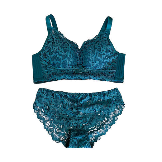 黛唯梵伯德小姐全罩杯绣花内衣聚拢舒适收副乳饭无钢圈文胸防下垂胸罩女 商品图3