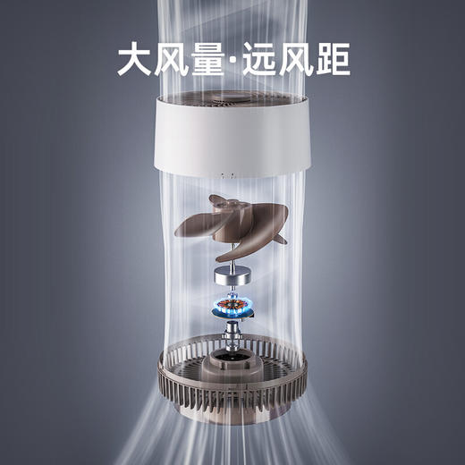 大宇空气循环扇落地扇家用台式智能遥控摇头对流涡轮电风扇F30 商品图2