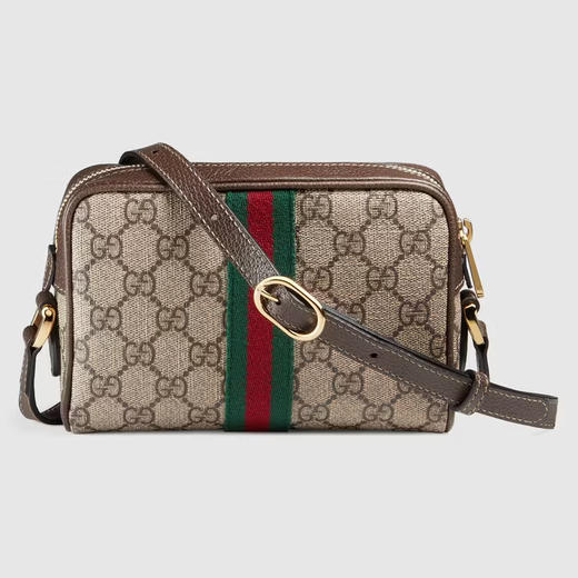 【二】GUCCI 古驰 女士 Ophidia 系列 GG Supreme帆布迷你手袋 517350 96IWS 8745 商品图2