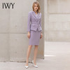 IWY/名媛气质紫色西装半裙*雅显瘦职业装正装主持人上镜装工作服OL C12105+S12105 商品缩略图0