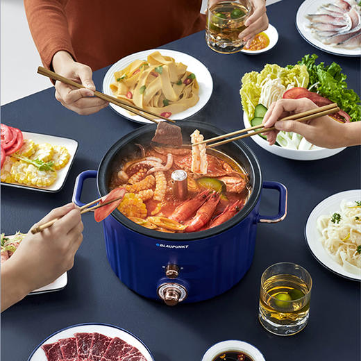 蓝宝智能自动升降电火锅家用一体多功能料理锅电热锅电煮锅 商品图1
