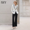 IWY/黑白撞色工作服女套装高端公务员面试职业装气质女神范西装正装OL C12111+P31355 商品缩略图4