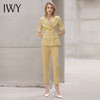 IWY/气质双排扣短袖西装套装女新款夏季薄款高端美容院上班工作服 CP12202 商品缩略图2