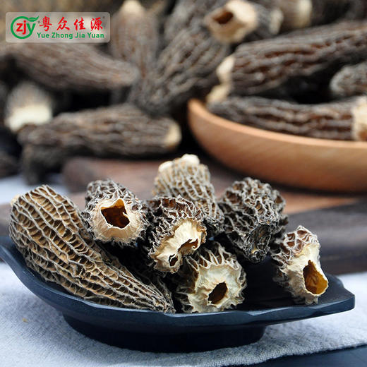 连州粤众佳源精选羊肚菌八边封自立袋70克食用菌干制品 商品图3