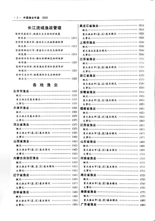中国渔业年鉴2020 9787109286795 中国渔业 年鉴 渔业年鉴 2020年 2020渔业年鉴 商品图2