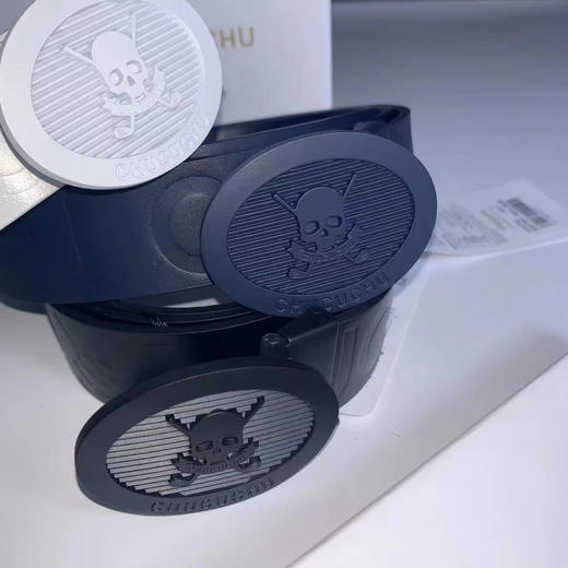 韩国正品现货CHUCUCHU高尔夫腰带牛皮男女同款休闲商务可裁剪皮带 商品图0