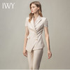 IWY/米白色夏季都市时尚设计感职业女士西装套装工作服上班职业装CP10409 商品缩略图4