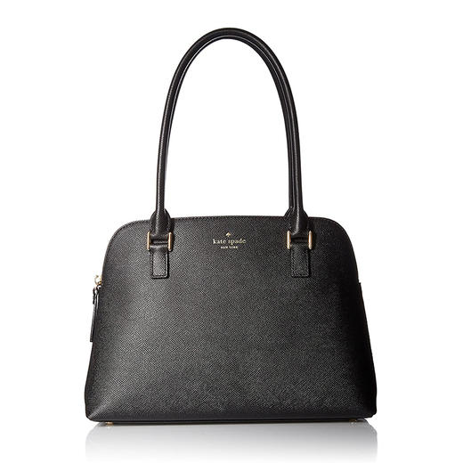 Kate Spade 凯特·丝蓓 女士皮革手提包 黑色 PXRU7586 BLACK 商品图0