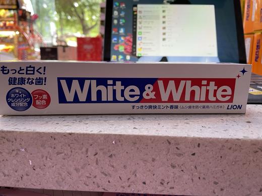 狮王美白牙膏清爽薄荷味150克 商品图0