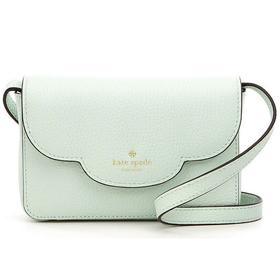 Kate Spade 凯特·丝蓓 女士皮革单肩斜挎包 淡绿色 PXRU7340 MINTSPLASH