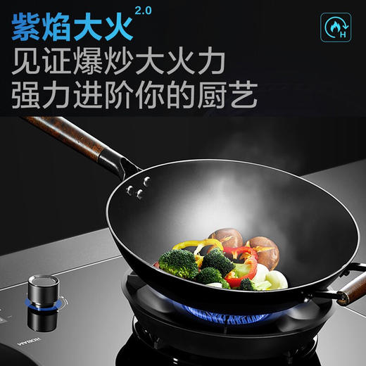 老板 （Robam ）5.0KW大火力 76%热效率 钢化玻璃 全进风 脉冲式燃气灶JZT-9B515 商品图3