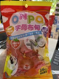 AOA字母布甸草莓+椰子味果冻256克