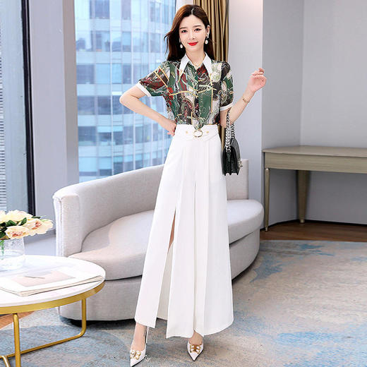 气质女神范通勤女装，轻熟时尚休闲两件套HR-SNX2512 商品图1