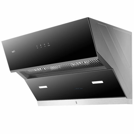 华帝VATTI钢化玻璃烟机J6005触摸式按键自动延时功能防撞头设计 商品图2