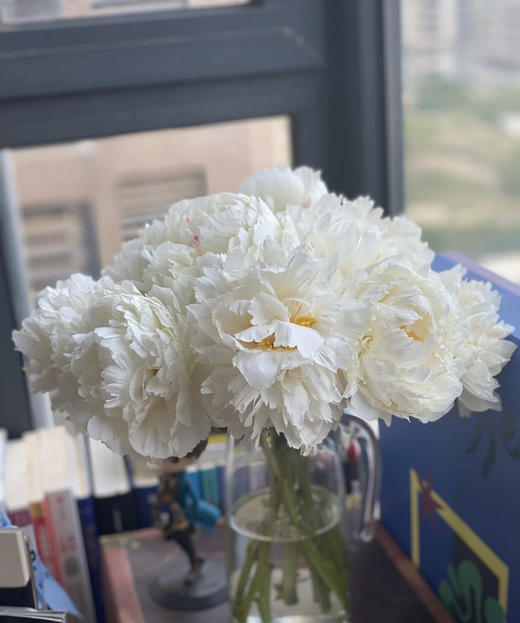 【情有独钟】芍药 -奶油碗  白色 5枝/扎 商品图8