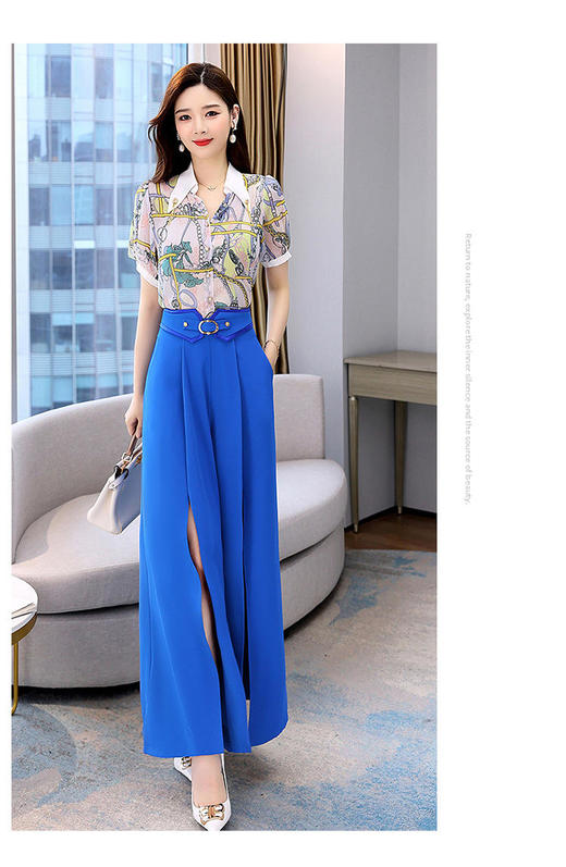 气质女神范通勤女装，轻熟时尚休闲两件套HR-SNX2512 商品图4