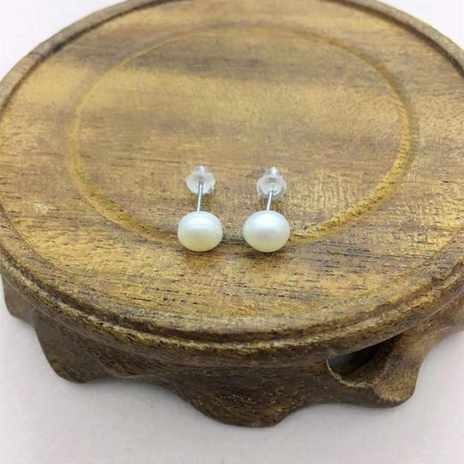 淡水珍珠项链近圆素珠 母亲节妇女节礼物送妈妈婆婆。ry 商品图1