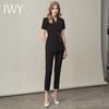 IWY/黑色夏季都市时尚设计感职业女士西装套装工作服上班职业装CP10409 商品缩略图0