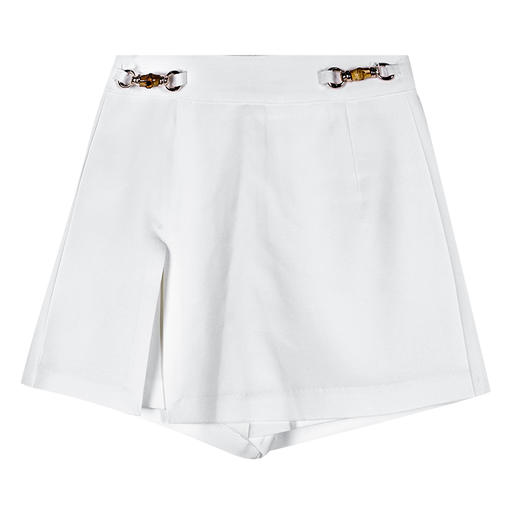 剩M/L/XL 芳外个性设计裙裤立体剪裁显腿长热裤式休闲裤 商品图4