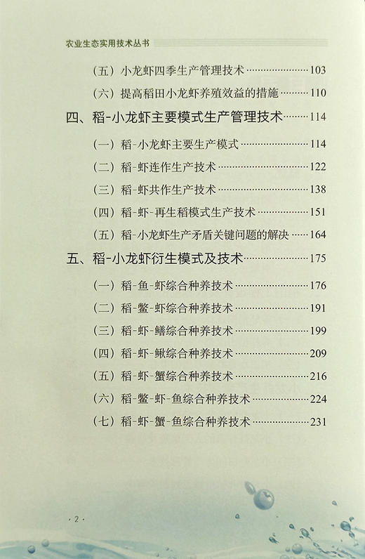 【中国农业出版社官方正版】稻 小龙虾综合种养新技术 9787109247505 水稻种植 水稻 龙虾 小龙虾 小龙虾养殖 综合技术 虾 商品图2