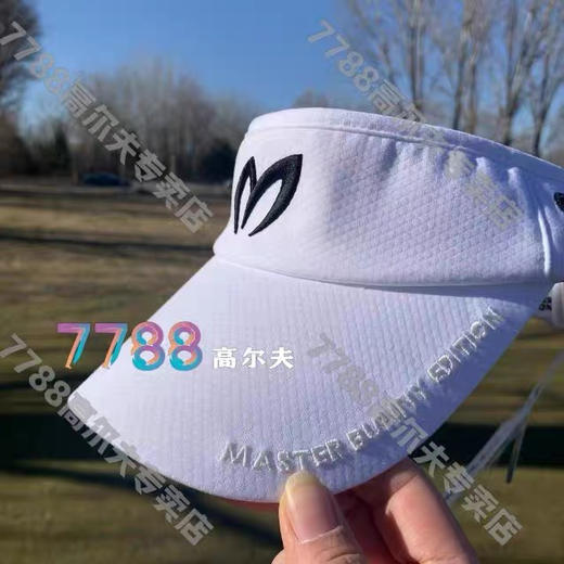 正品MASTER BUNNY兔子耳朵高尔夫球帽21秋款男女字标无顶遮阳防晒 商品图2