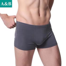 AB男中低腰平脚裤男生裤头四角透气抗菌裤Y203