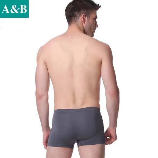 AB男中低腰平脚裤男生裤头四角透气抗菌裤Y203 商品图1