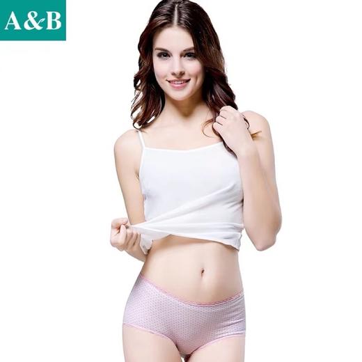 AB内裤弹力棉中腰抗菌短裤时尚印花女士小平脚1044 商品图0