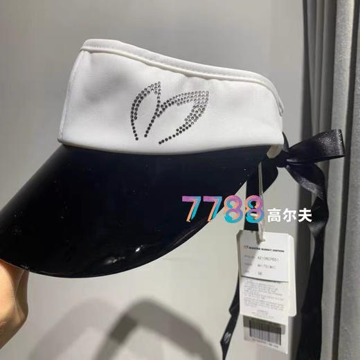 正品韩国MASTER BUNNY高尔夫球帽21秋款女款字标无顶遮阳防晒帽 商品图2