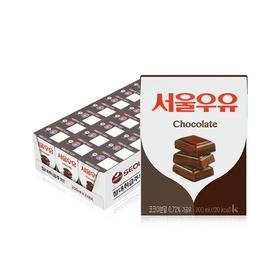 【박스】서울 초코멸균우유200ml*24