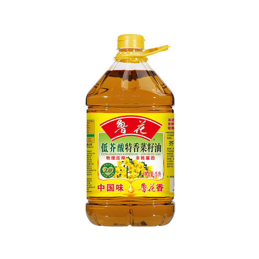 鲁花压榨特香菜籽油 5L 商品图0