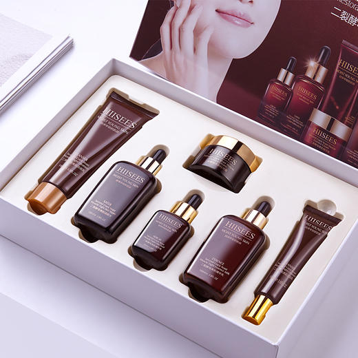 [小滋心选]【活动价￥69.9丨到手6件】【六件套女神节礼盒】韩瑟二裂酵母6件护肤品套装水乳补水保湿化妆品女 商品图8