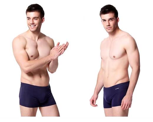 AB男中低腰平脚裤男生裤头四角透气抗菌裤Y203 商品图2