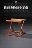 红桥红  家具严选  缅甸花梨（大果紫檀）【手工编绳马扎】 商品缩略图2