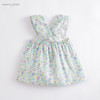 马克珍妮夏装新款 女童舒适全棉田园印花吊带裙220906 商品缩略图1