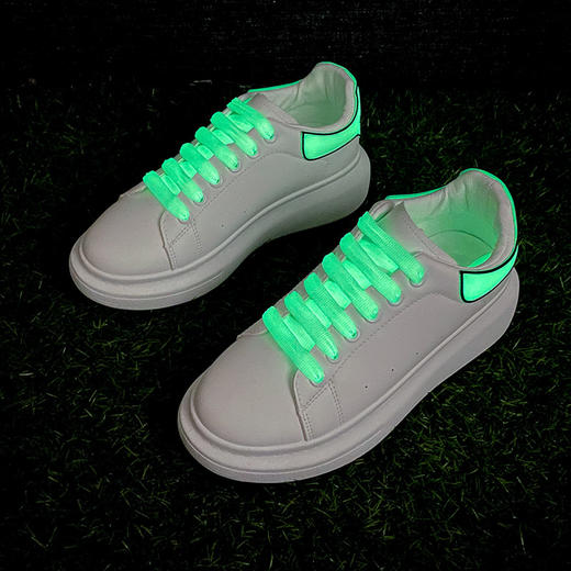 夜光小白鞋女学生韩版百搭休闲鞋2022新款春季厚底板鞋平底鞋 商品图0