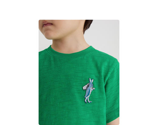 江南布衣童   22年夏装新款   短袖T恤   1M4111070 商品图2