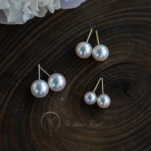 【简洁】系列 Akoya珍珠耳钉/经典作品 商品图2