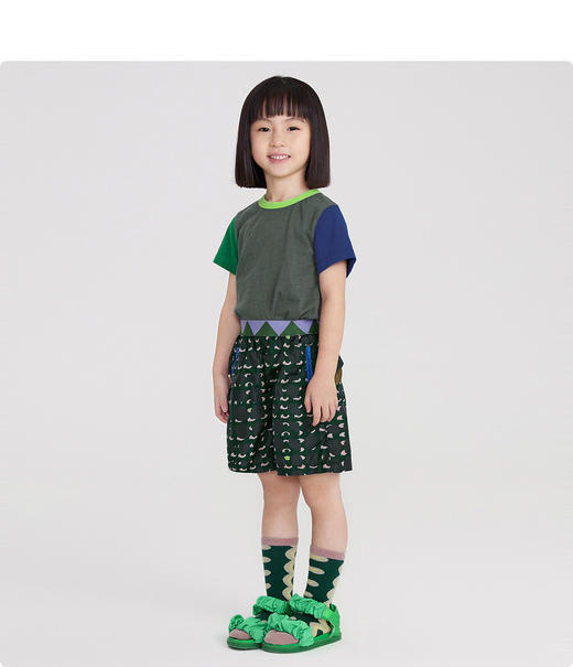 江南布衣童  22年夏装新款短袖T恤  1M4113050 商品图2