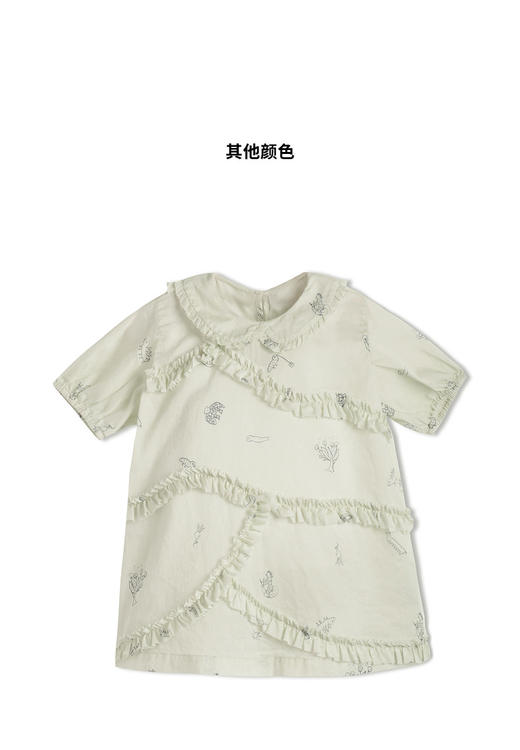 江南布衣 22年夏装新款  短袖连衣裙  YM3G30930 商品图4