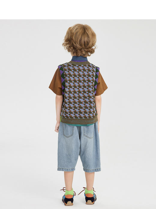 江南布衣 22年夏装新款 牛仔短裤  1M4EA0610 商品图3